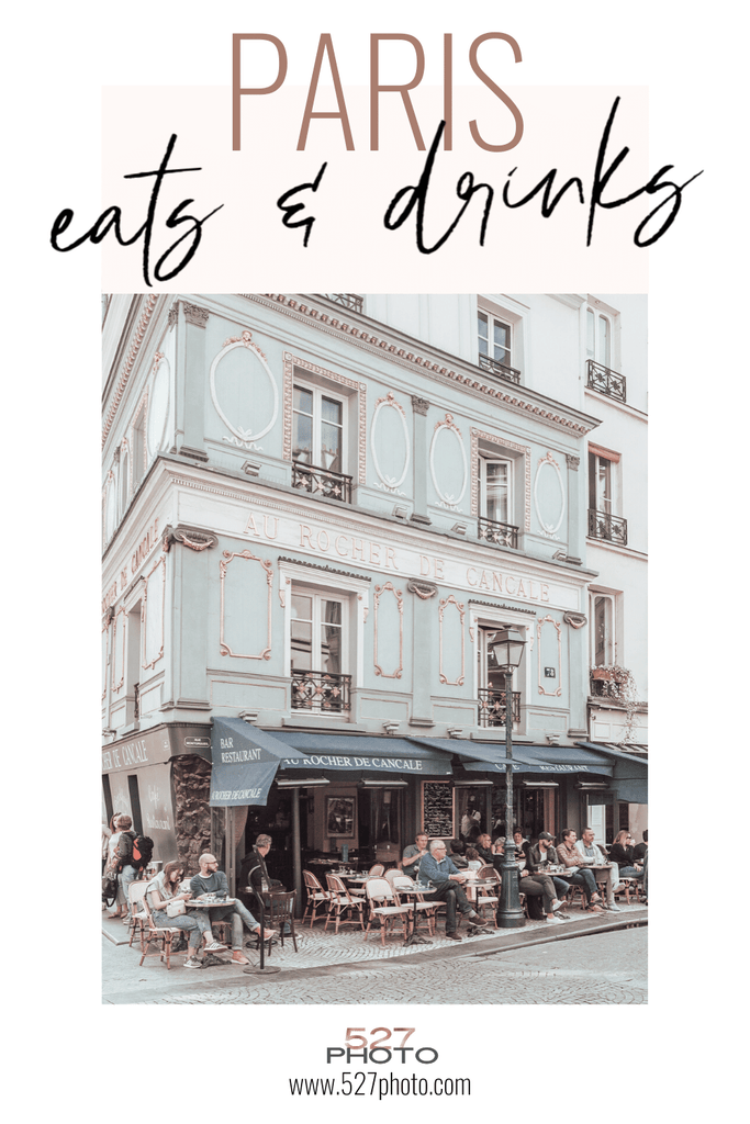 Charming cafes in Paris, France