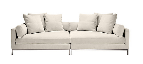 High quality ivory beige sofa