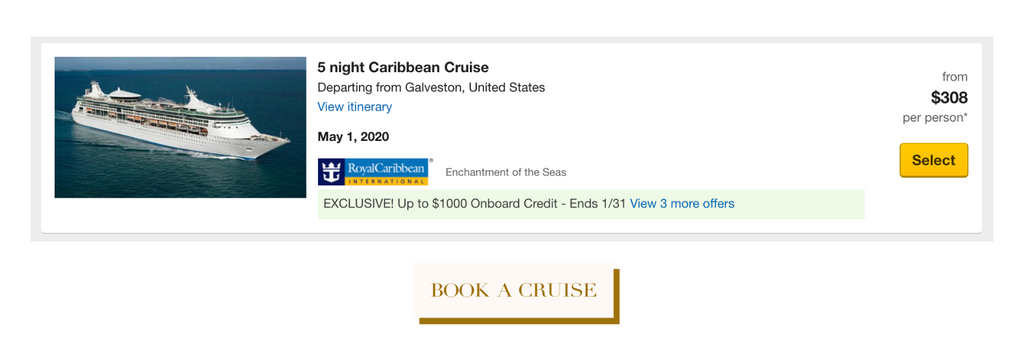 Best cruise deals