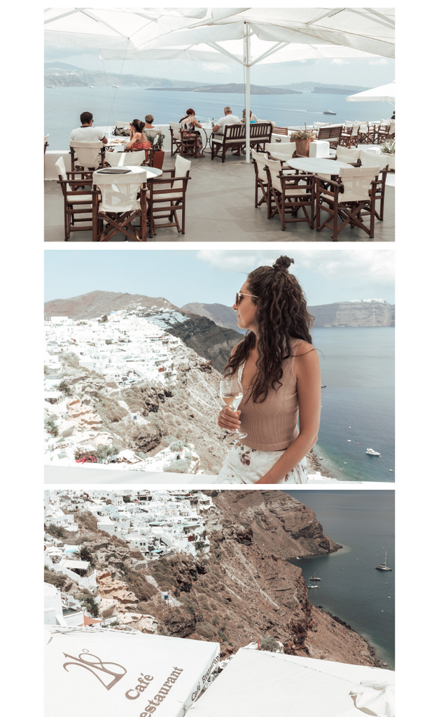 santorini restaurants with a view