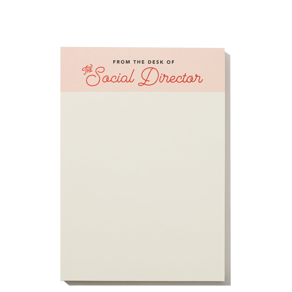 Social Director mini notepad