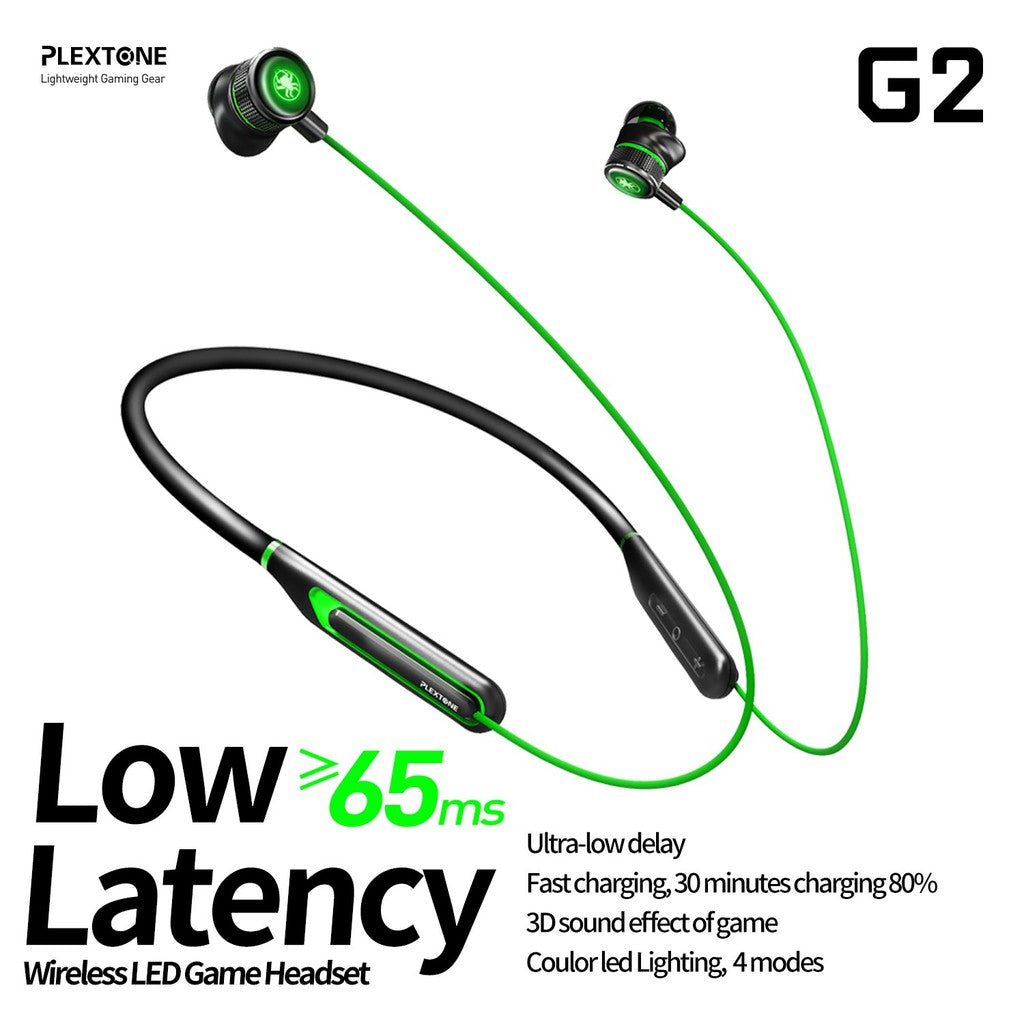 plextone g2 gaming wireless earphone