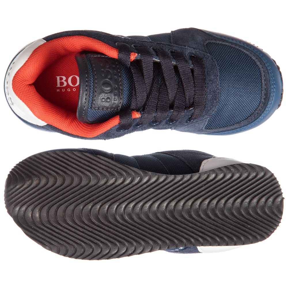 boys leather trainers