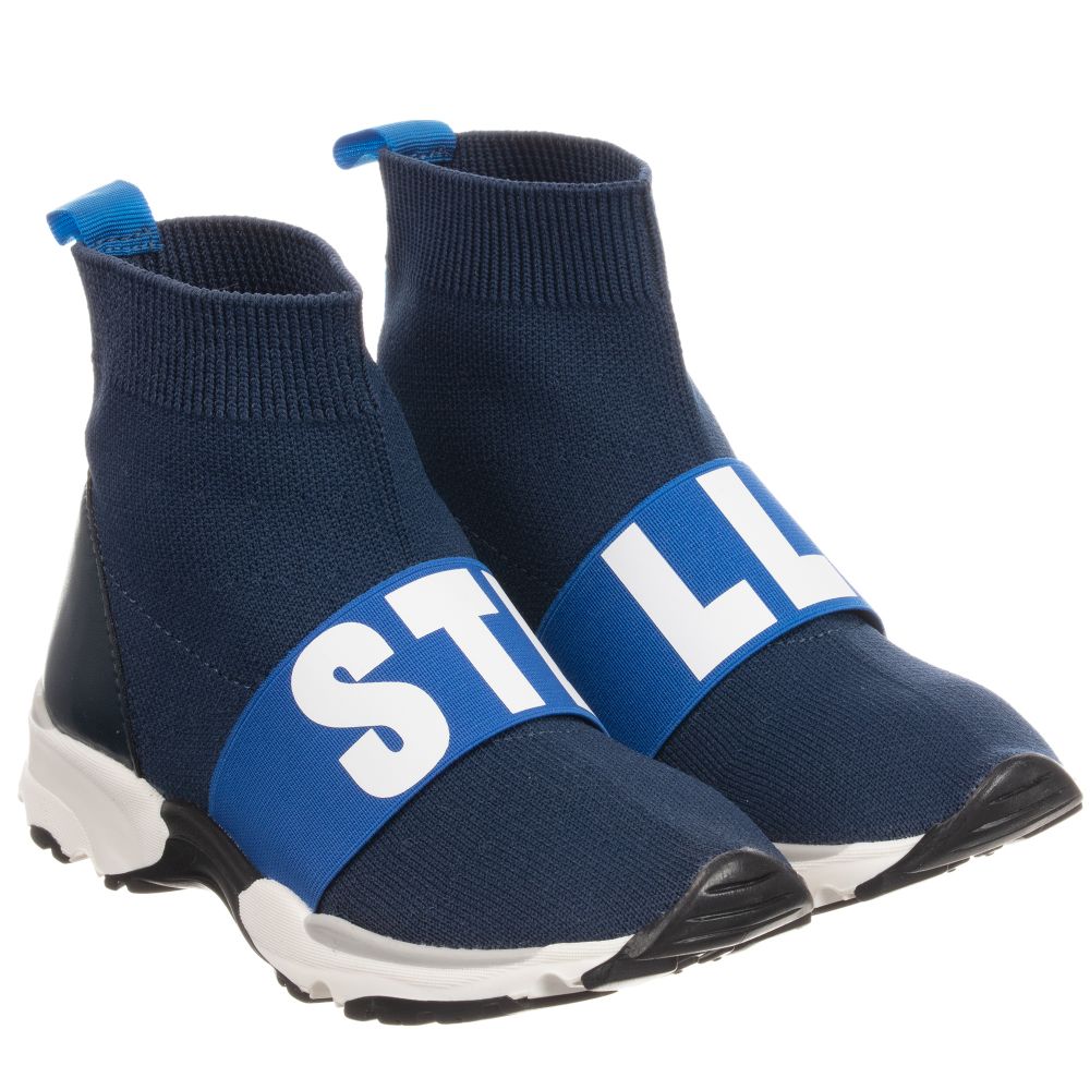 blue sock trainers