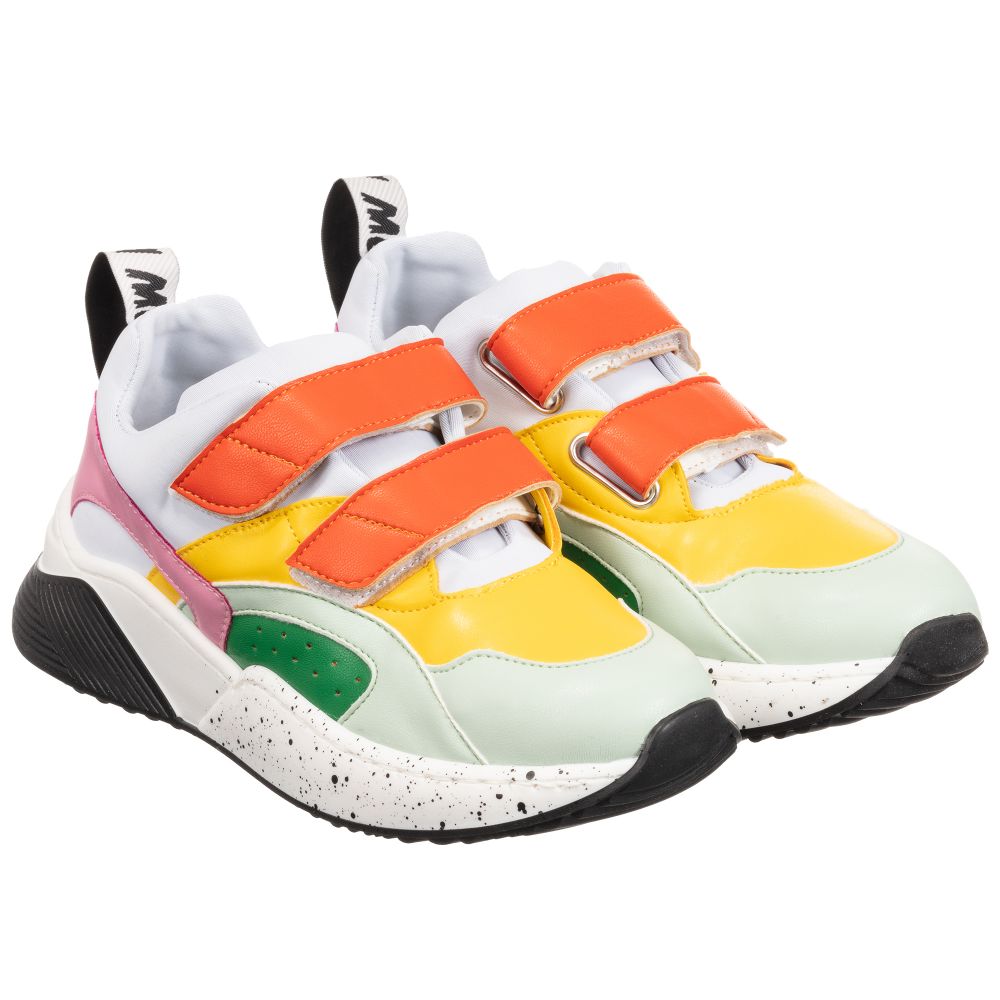 multi colour trainers