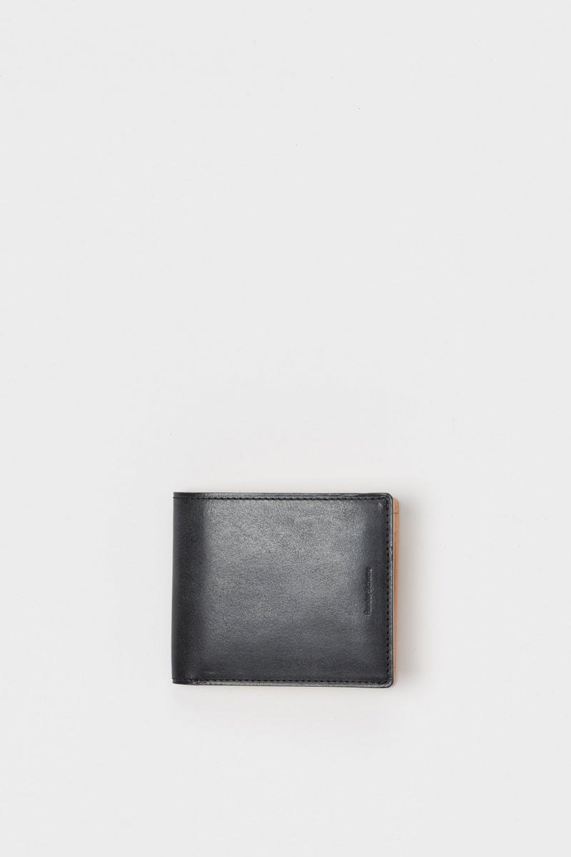 HENDER SCHEME - Half Folded Wallet in Black at TEMPO Design Store 