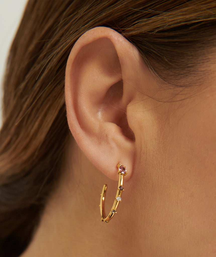 HYPNOTIC GOLD HOOPS
