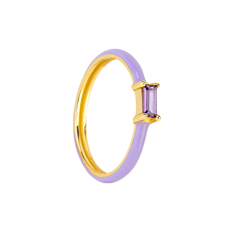 LILAC ANNIE GOLD RING_Solitary Ring_1_ALEYOLE JEWELRY