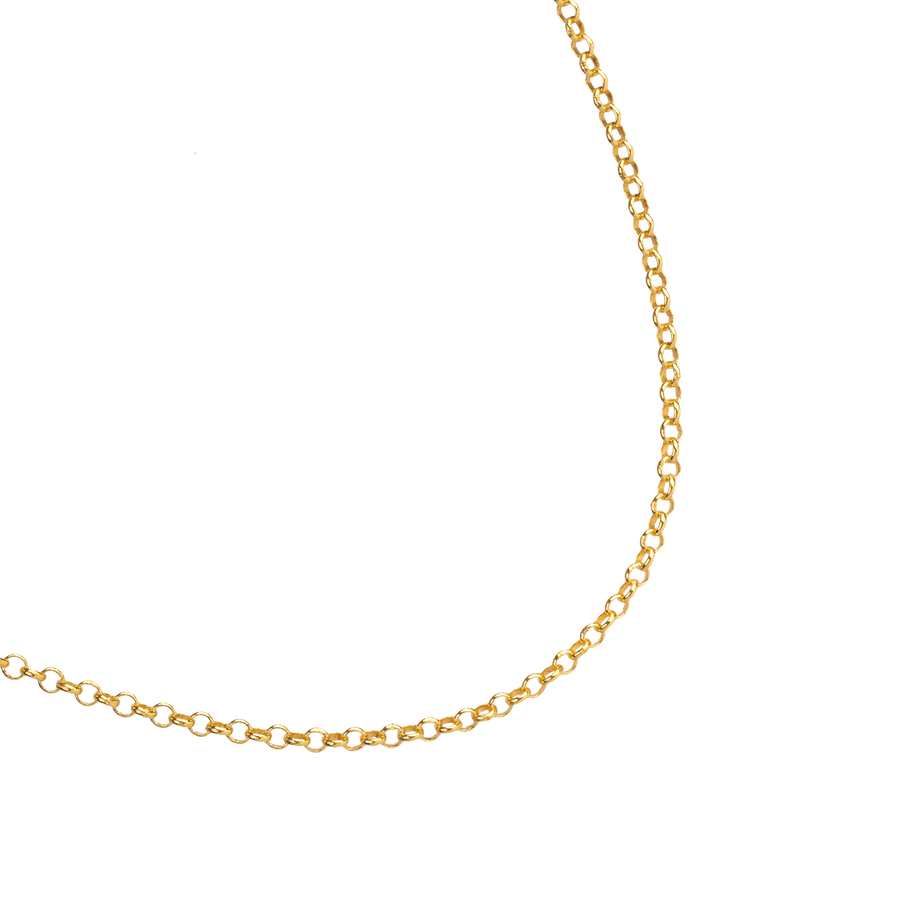 ROLO GOLD CHAIN_Chain Necklace_2_ALEYOLE JEWELRY