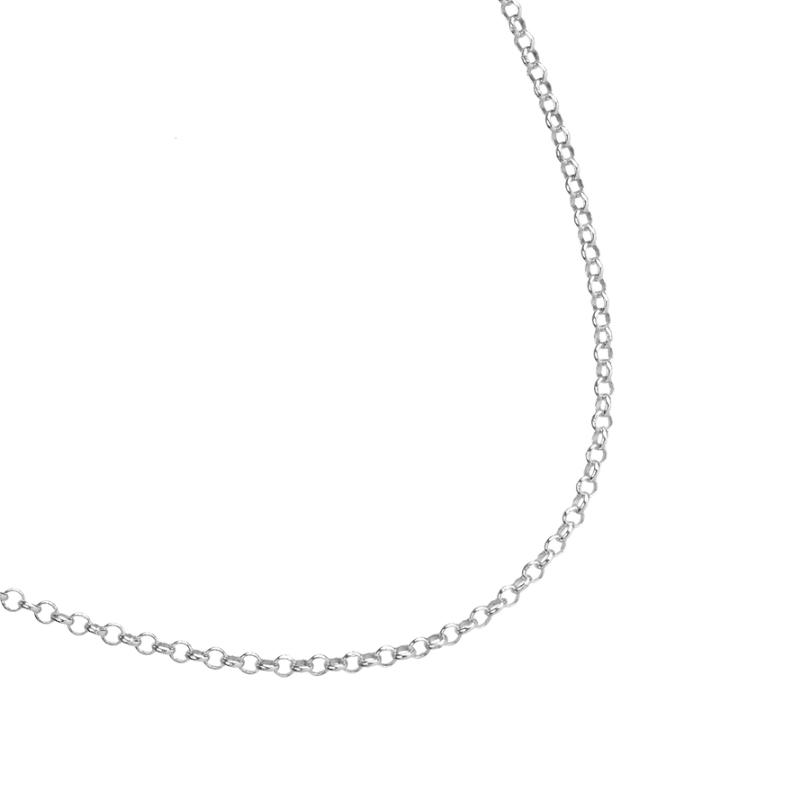 ROLO SILVER CHAIN_Chain Necklace_2_ALEYOLE JEWELRY