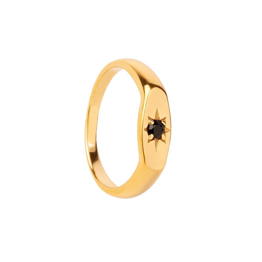 STARRY GOLD RING_Stackable Ring_1_ALEYOLE JEWELRY