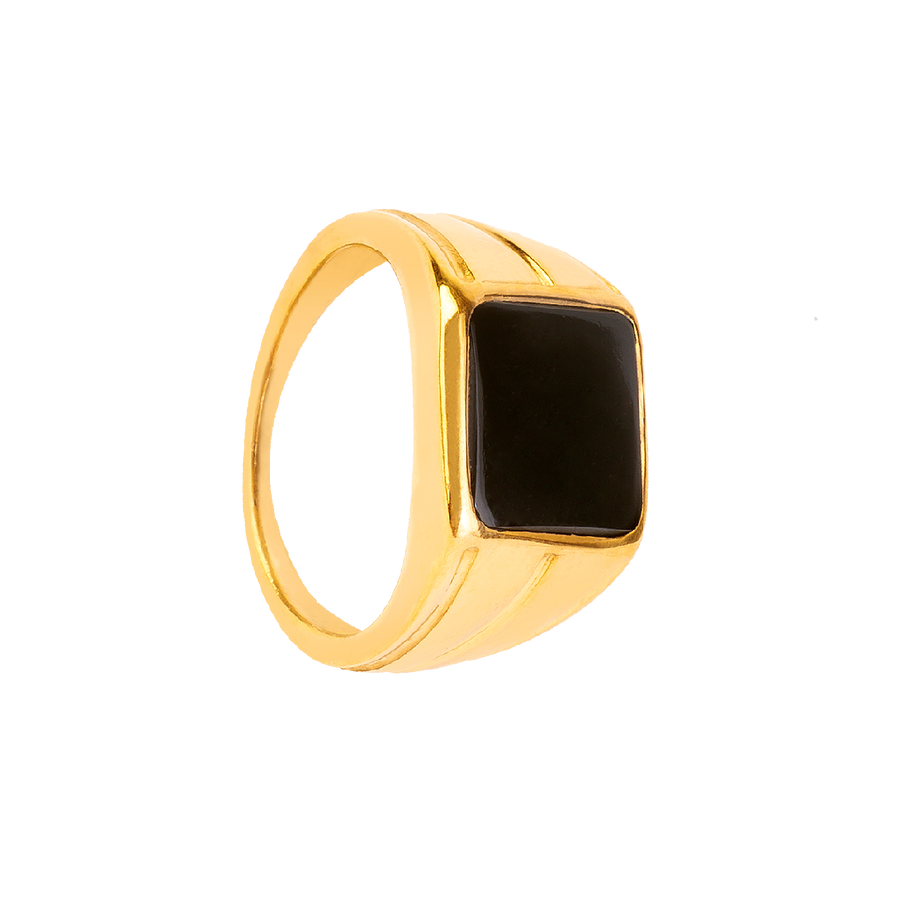 VOID GOLD RING_Signet Ring_1_ALEYOLE JEWELRY