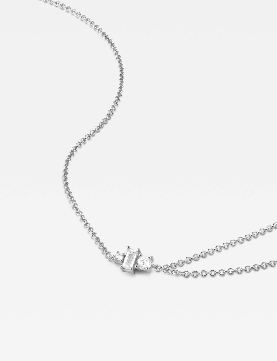 AVA SILVER NECKLACE