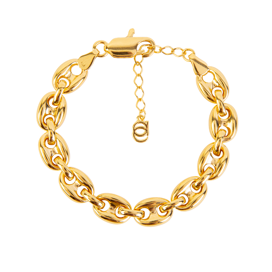 BIG ANCHOR CHAIN GOLD BRACELET_Chain Bracelet_1_ALEYOLE JEWELRY