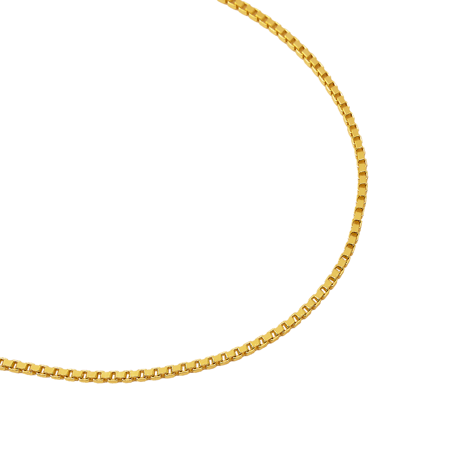 BOX GOLD CHAIN_Chain Necklace_1_ALEYOLE JEWELRY