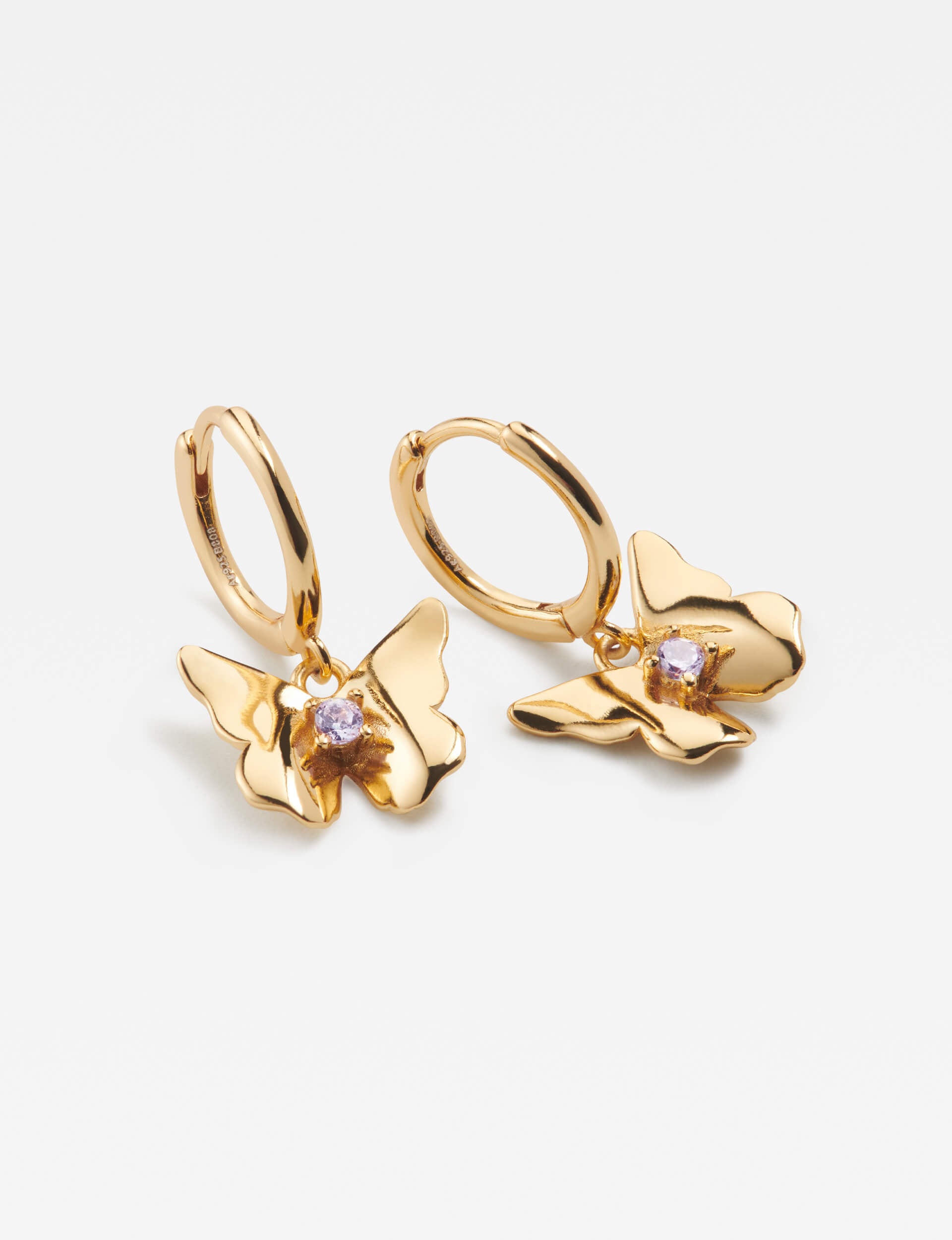 BUTTERFLY GOLD EARRINGS