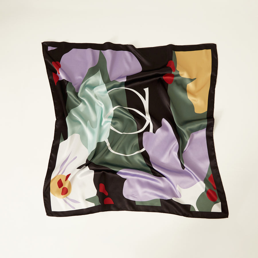 Le Foulard Botanique_Silk Scarf_1_ALEYOLE JEWELRY