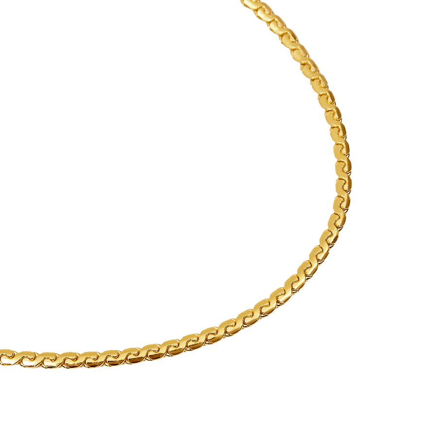 EGYPTIAN GOLD CHAIN_Chain Necklace OUTLET_1_ALEYOLE JEWELRY