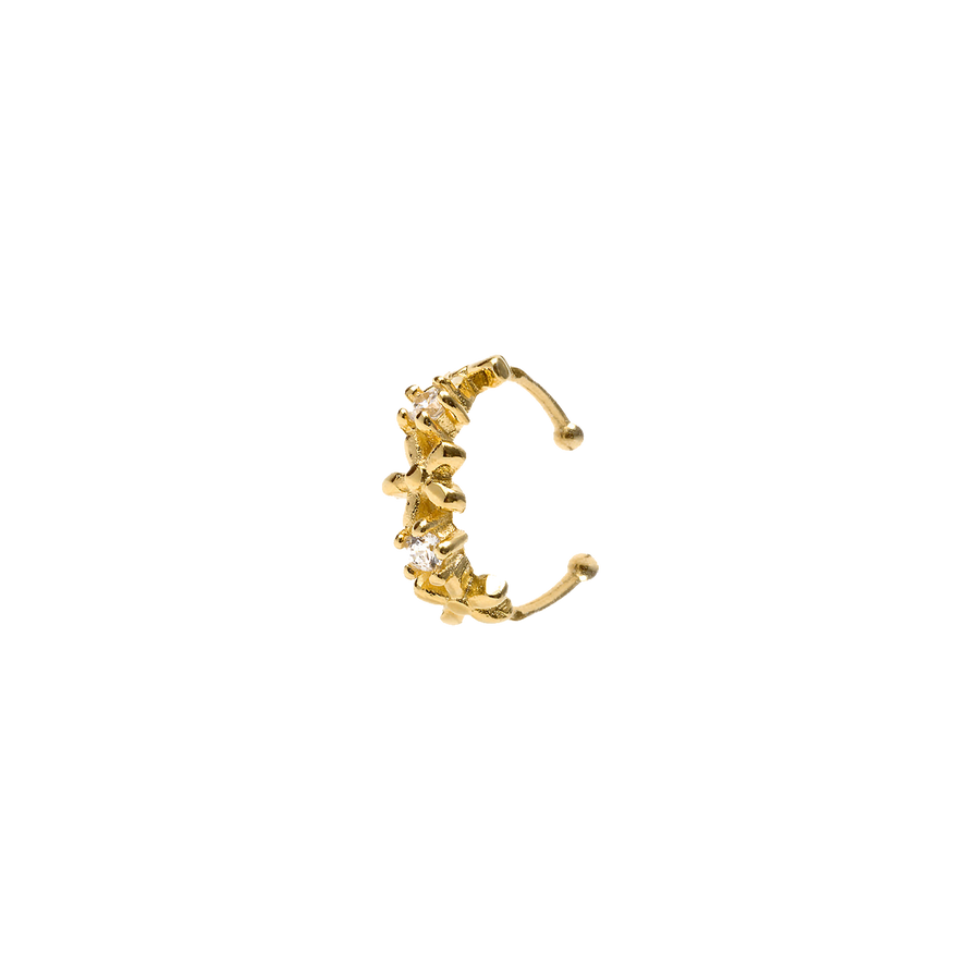 GARDINIA GOLD EAR CUFF_Ear Cuff_1_ALEYOLE JEWELRY