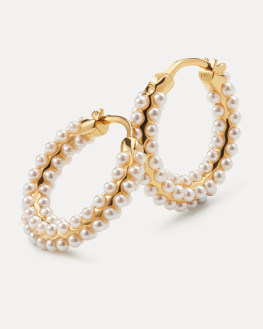 GRAND AFRODITA GOLD HOOPS