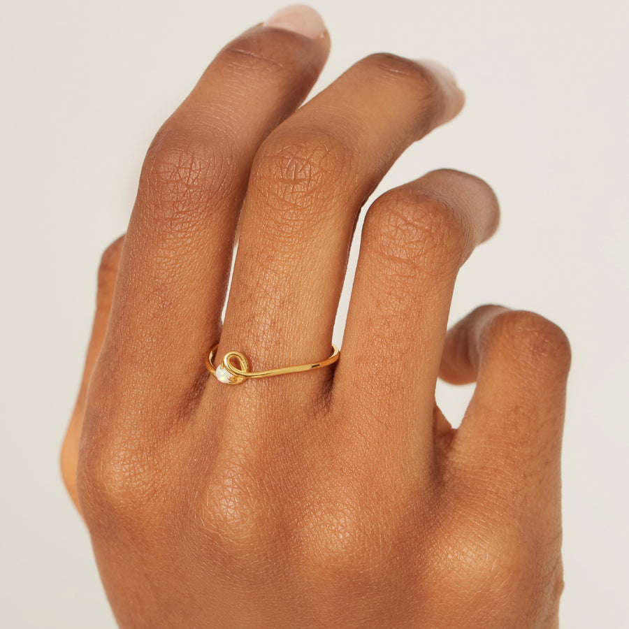 JANIS GOLD RING_Stackable Ring_2_ALEYOLE JEWELRY
