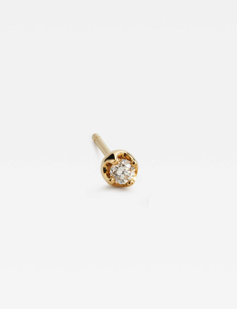 JOIE GOLD STUD-Stud Earrings-4-ALEYOLE JEWELRY