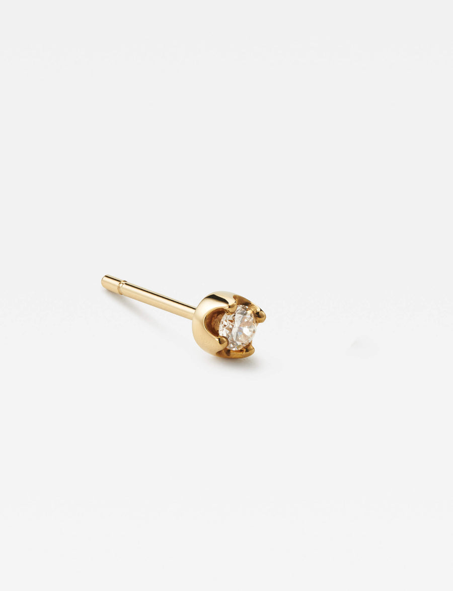 JOIE GOLD STUD-Stud Earrings-1-ALEYOLE JEWELRY