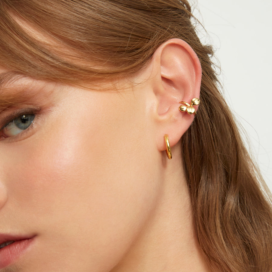 KLIMT GOLD EAR CUFF_Ear Cuff_2_ALEYOLE JEWELRY