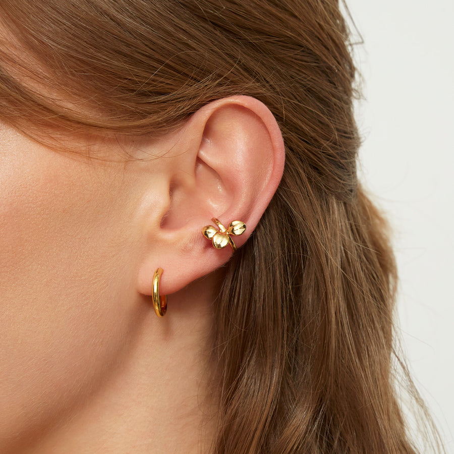 KLIMT GOLD EAR CUFF_Ear Cuff_4_ALEYOLE JEWELRY