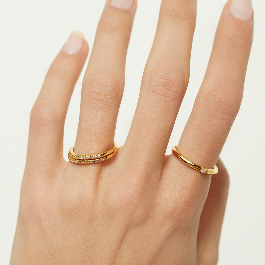 WHITE CHROMA GOLD RING_Stackable Ring_3_ALEYOLE JEWELRY