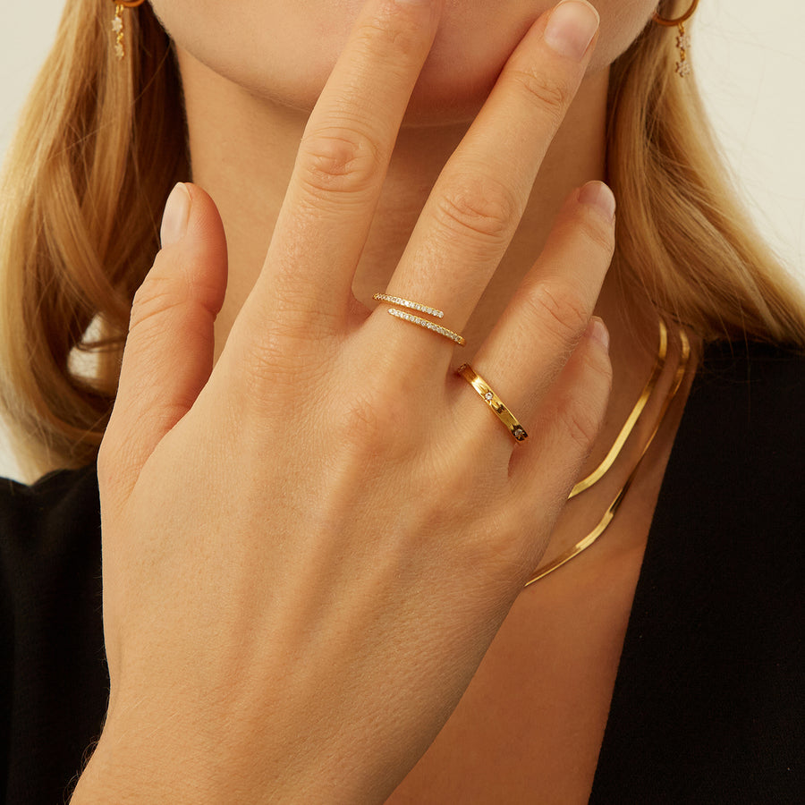 PRISTINE GOLD RING_Stackable Ring_2_ALEYOLE JEWELRY