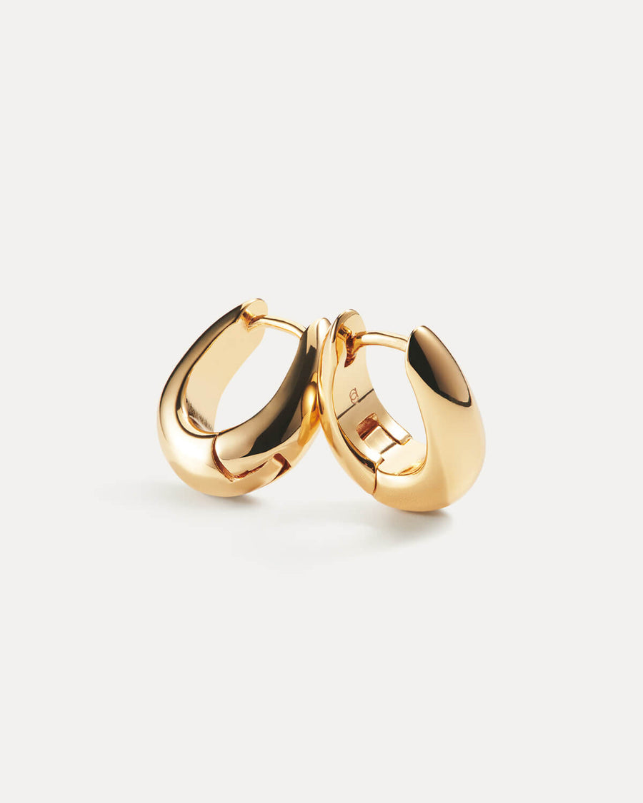 SMALL BELLE GOLD HOOPS