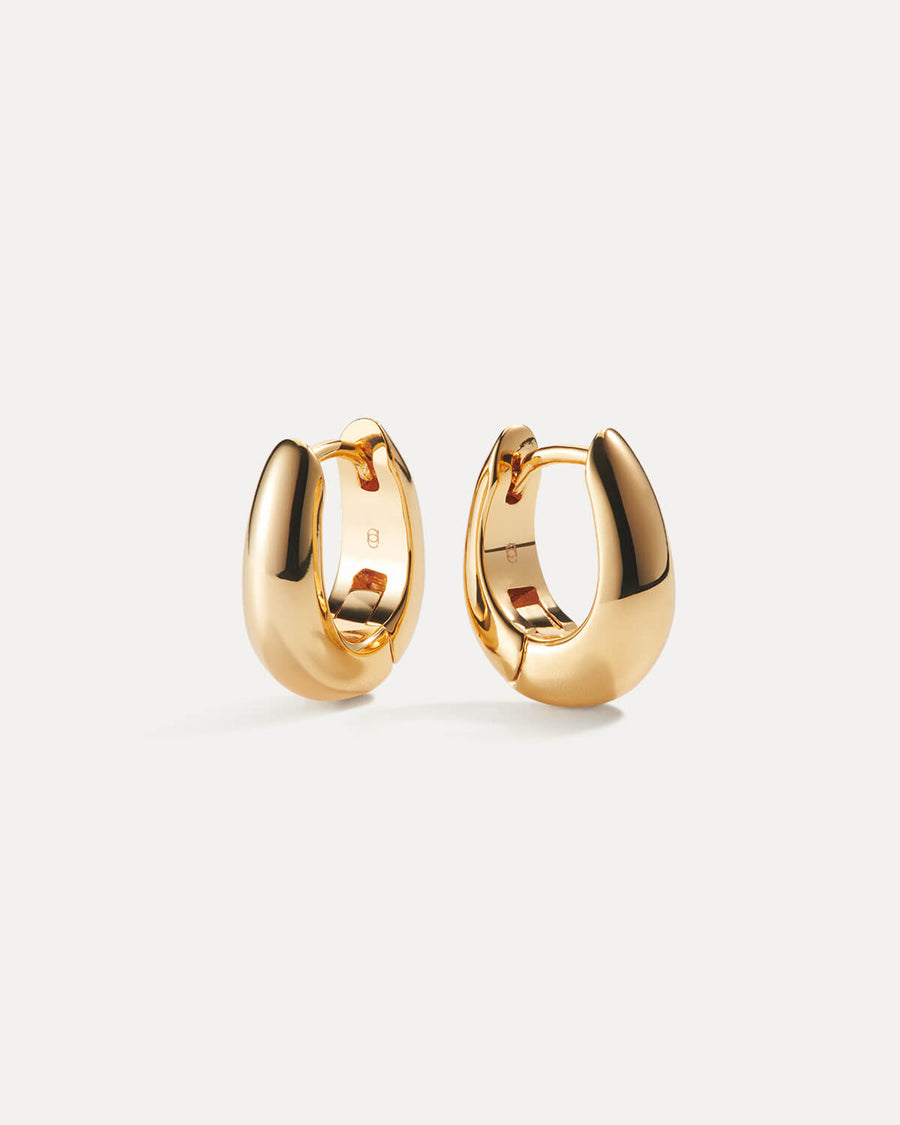 SMALL BELLE GOLD HOOPS