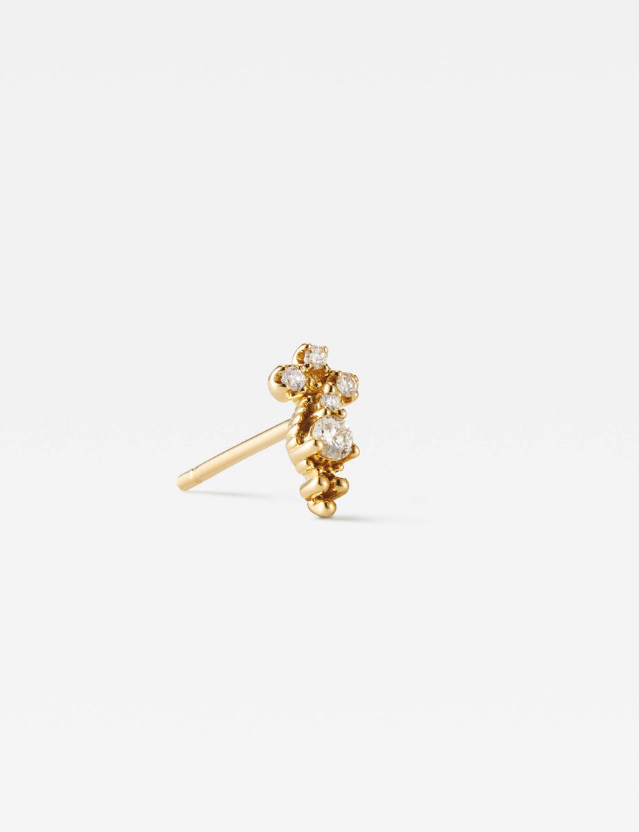 TENDRE GOLD STUD-Stud Earrings-1-ALEYOLE JEWELRY