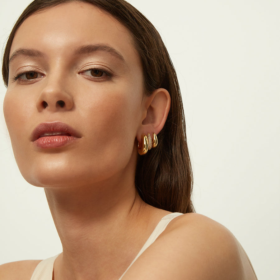 GRAND BELLE GOLD HOOPS_Hoop Earrings_4_ALEYOLE JEWELRY