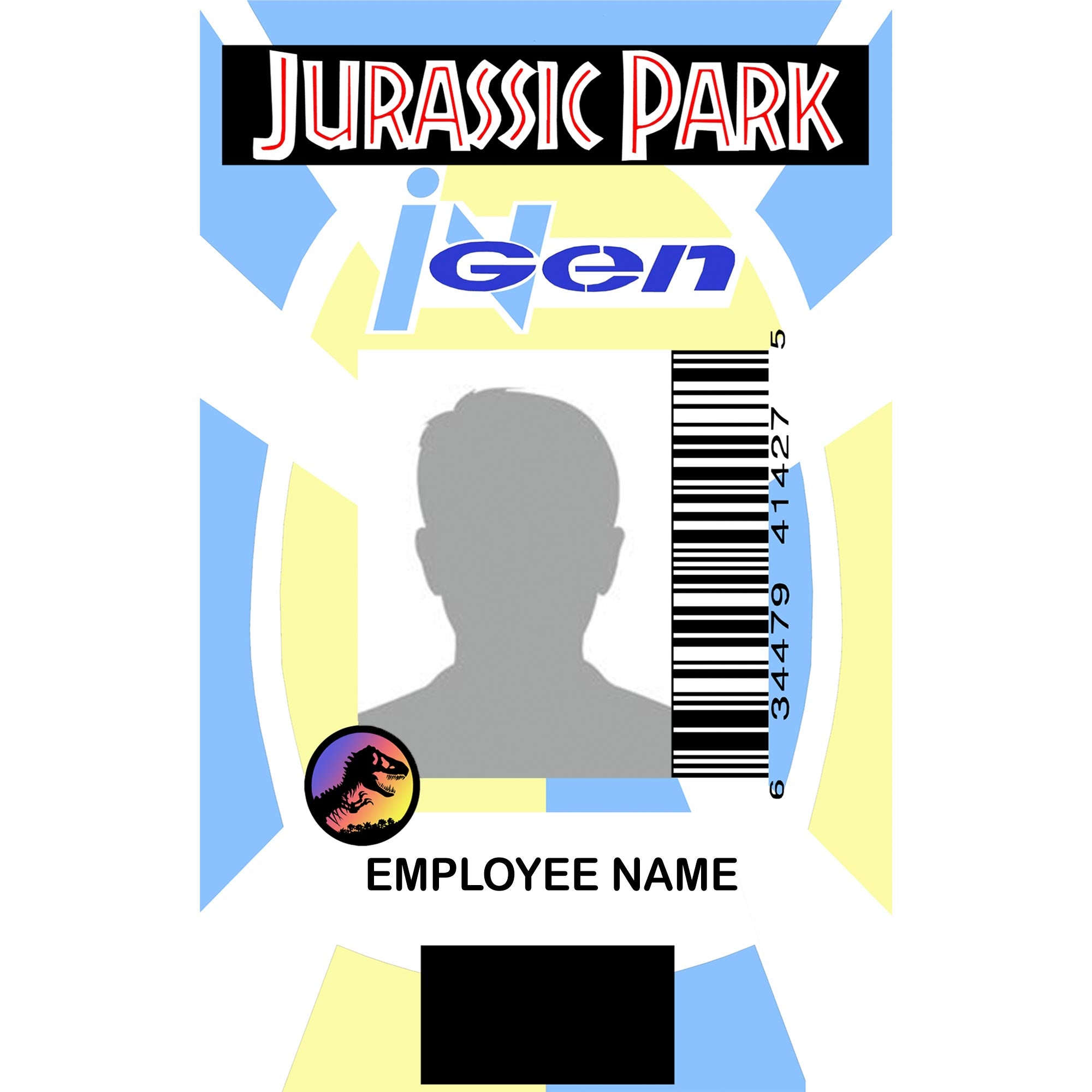 Jurassic Park Employee ID Badge Mail napmexico mx
