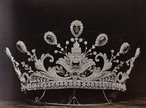 Boucheron emerald and diamond tiara 1902