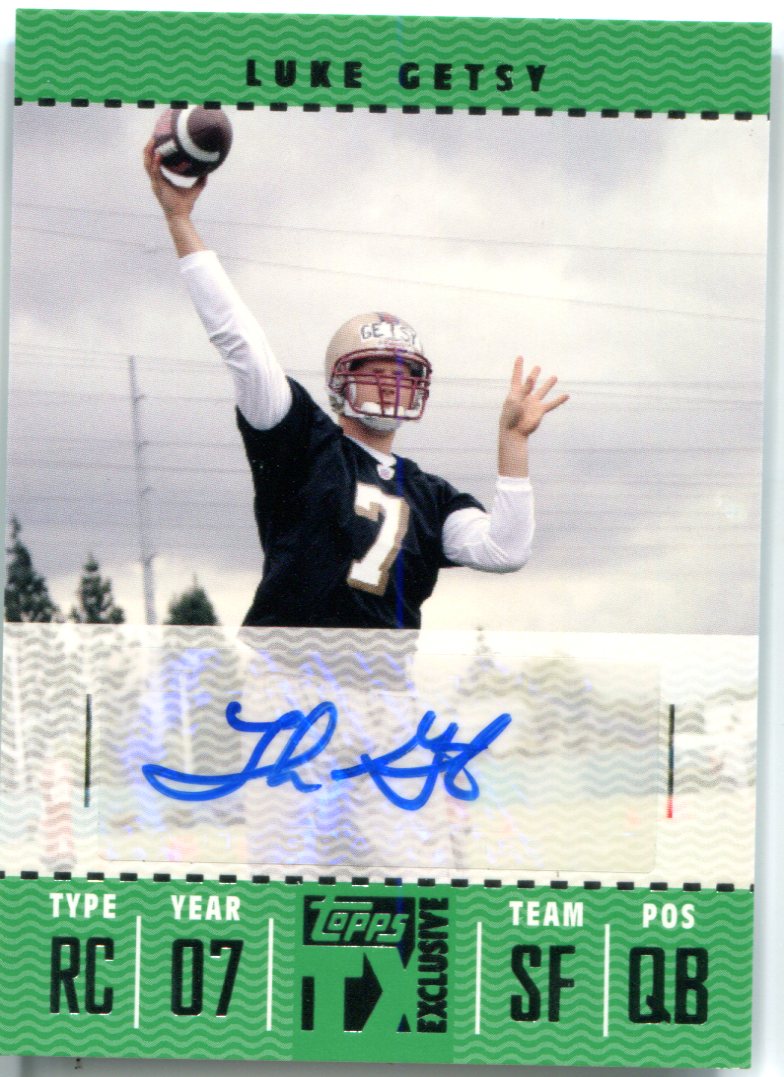 Joe Thomas Signed 2007 Topps DPP Rookie Football Trading Card #115 -  (Beckett Encapsulated)