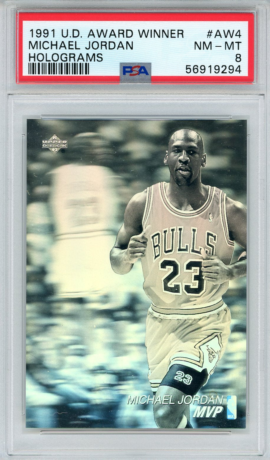 michael jordan hologram card