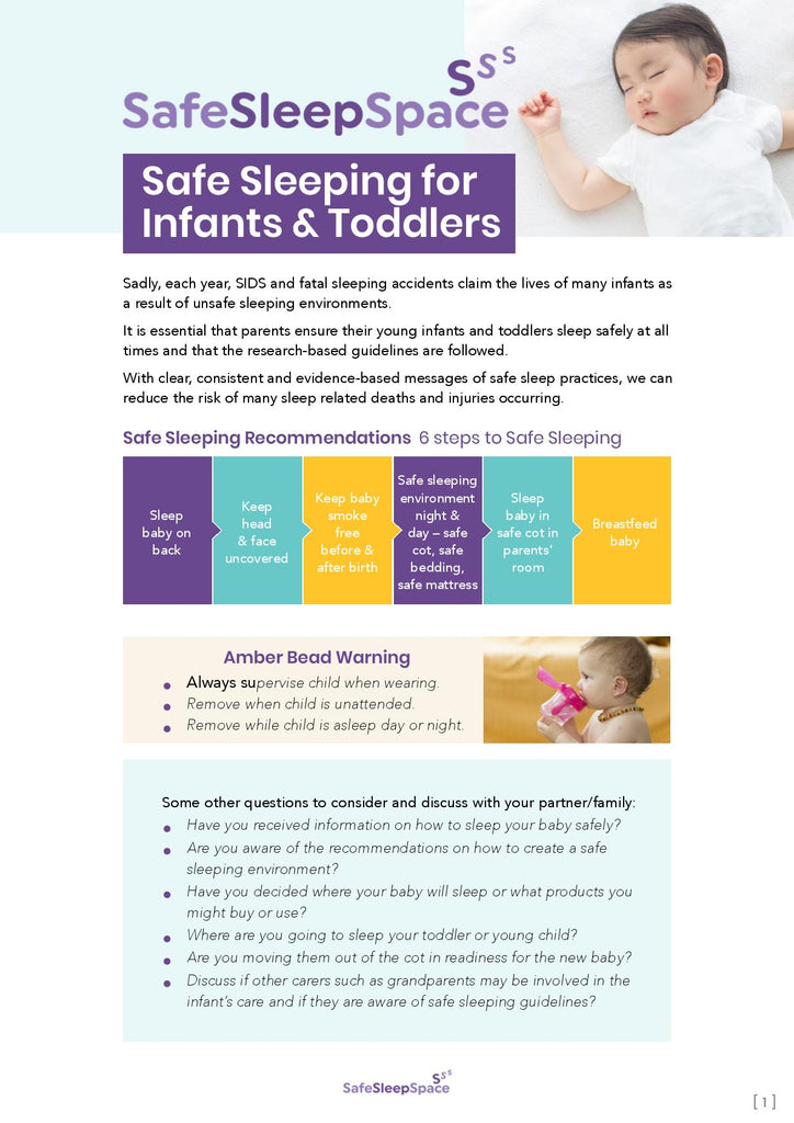 Safe Sleeping for Infants and Toddlers Checklist