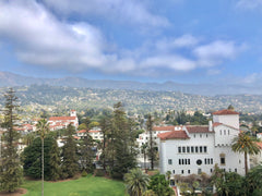 View from Clock Tower at the Santa Barbara County Courthouse