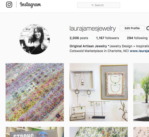 Laura James Jewelry Instagram Feed 
