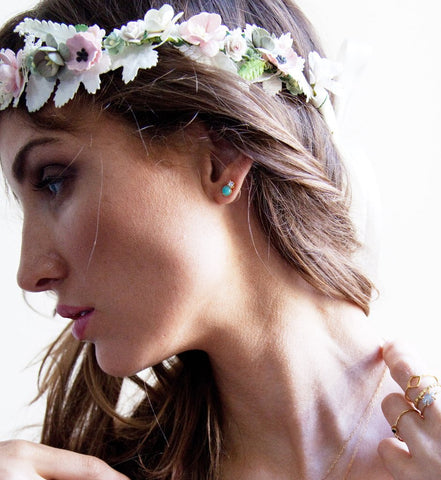 Turquoise Stud Earrings | Laura James Jewelry Blog | Turquoise Birthstone | December Birthstone 