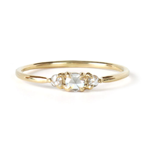 Catbird Rose Cut Diamond Ring | Birthstone Jewelry | Laura James Jewelry Blog