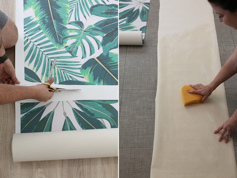 DIY Wallpaper Installation from Lovely Indeed on the Laura James Jewelry blog