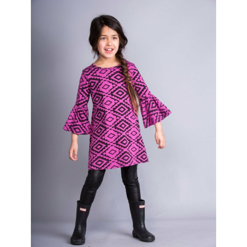 Girl's Long Sleeve Dresses - Caitlin - Joah Love