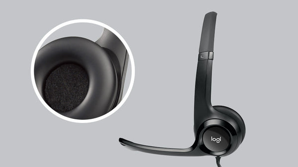 Logitech Headset H390 USB Headset with Noise-Cancelling Mic-Logitech Pakistan