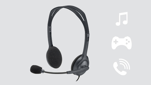 Logitech H111 Stereo Headset-Logitech Pakistan