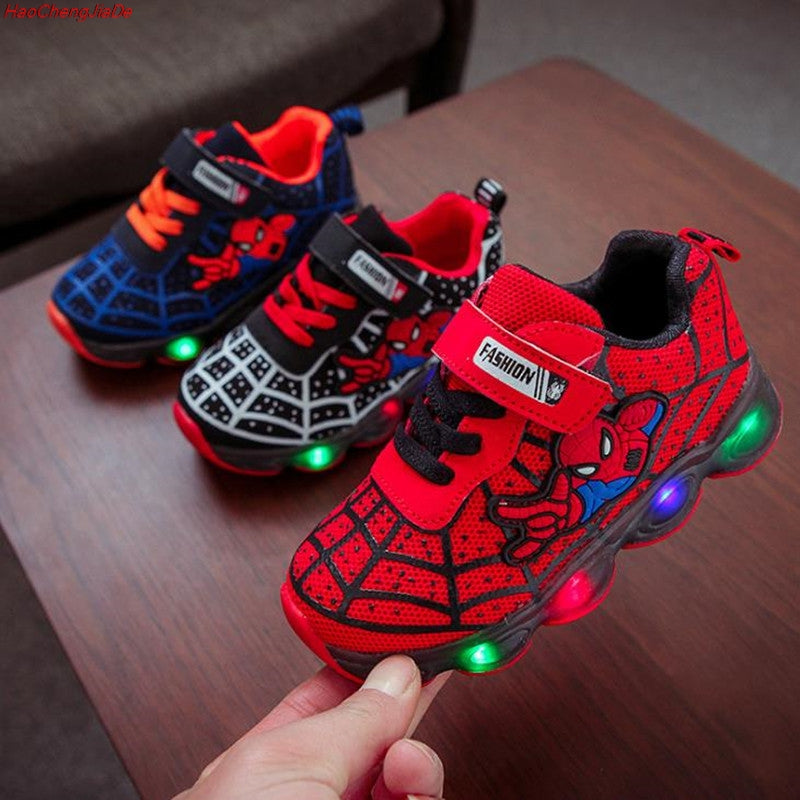 Colorful LED Light Up Shoes for Boys 