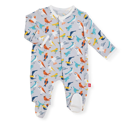 early bird magnetic baby footie 